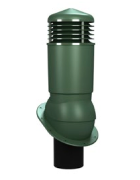 К89-5 Wirplast Вентвыход изолирован. D 125мм Н 500мм для мягкой и фальц. готовой RAL 6020(зеленый)