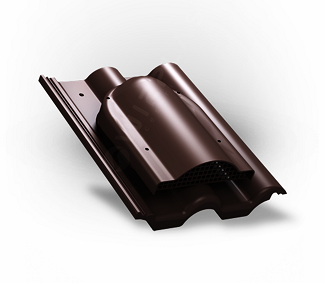 К60-2 Wirplast Вентилятор подкровельного пространства, профиль Янтарь RAL 8017 (коричневый)