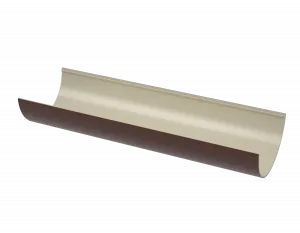 ТН ПВХ МАКСИ 152/100 мм (Коричневый) Желоб водосточный 3 м