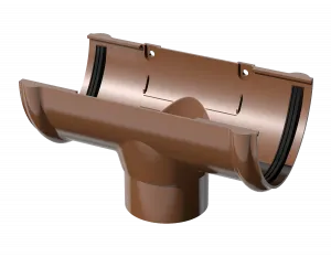 ТН ПВХ МАКСИ 152/100 мм (Коричневый) Воронка желоба